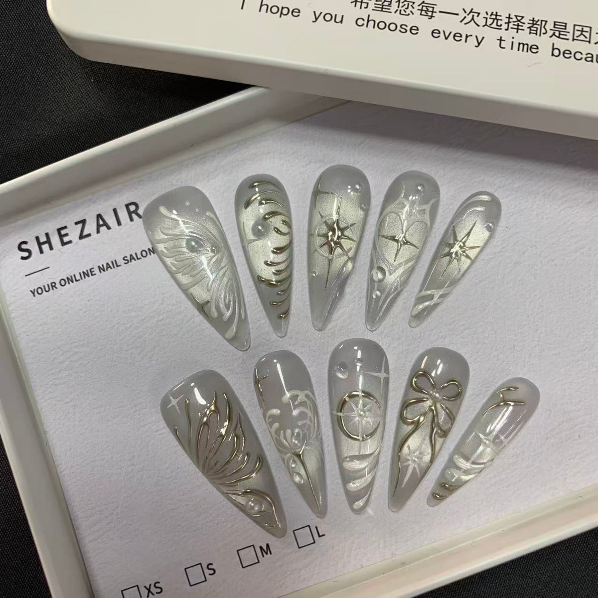 White and Gold Press-On Nails: Lilac St.'s Design and Durability Explained