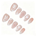 Pink Floral Blossom Press-On Nails