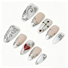 Gothic Sacred Heart Press-On Nails