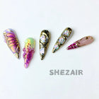 Opal Butterfly Bloom Press-On Nails